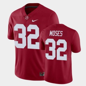 Men's Alabama Crimson Tide #32 Dylan Moses Crimson Limited Jersey 590209-269