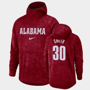 Men's Alabama Crimson Tide #30 Galin Smith Crimson Pullover Team Logo Basketball Spotlight Hoodie 338909-565