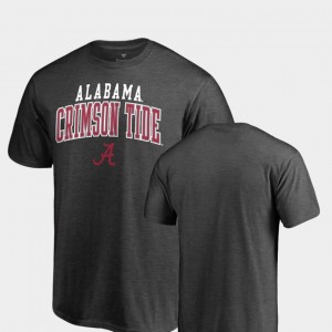 Men's Alabama Crimson Tide Heathered Charcoal Square Up T-Shirt 647893-141
