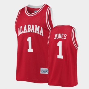 Men's Alabama Crimson Tide #1 Herbert Jones Crimson Classic Commemorative Basketball Jersey 643182-968