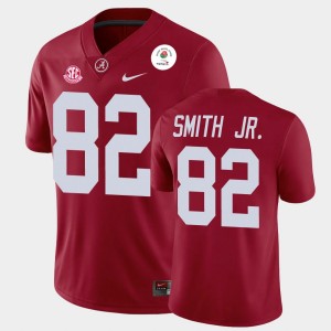 Men's Alabama Crimson Tide #82 Irv Smith Jr. Crimson Champions 2021 Rose Bowl Jersey 999029-209