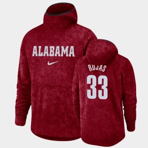 Men's Alabama Crimson Tide #33 James Rojas Crimson Pullover Team Logo Basketball Spotlight Hoodie 402180-108