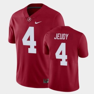 Men's Alabama Crimson Tide #4 Jerry Jeudy Crimson Limited Jersey 642776-284