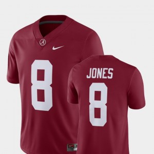 Men's Alabama Crimson Tide #8 Julio Jones Crimson Player Alumni Football Game Jersey 385670-702