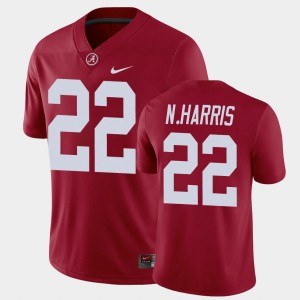 Men's Alabama Crimson Tide #22 Najee Harris Crimson Alumni Player Football Game Jersey 379187-825