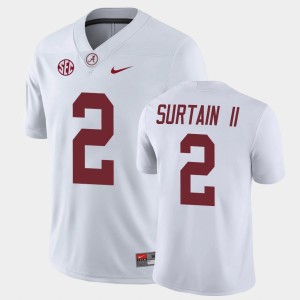 Men's Alabama Crimson Tide #2 Patrick Surtain II White College Football Game Jersey 926323-430