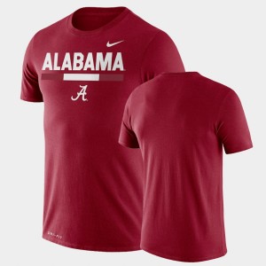 Men's Alabama Crimson Tide Crimson Legend Performance Team DNA T-Shirt 490909-759