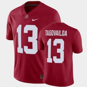 Men's Alabama Crimson Tide #13 Tua Tagovailoa Crimson Player Alumni Jersey 463708-862