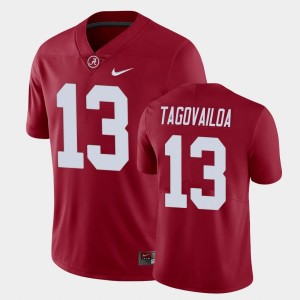 Men's Alabama Crimson Tide #13 Tua Tagovailoa Crimson Limited Jersey 838493-127