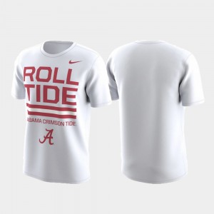 Men's Alabama Crimson Tide White Performance Local Verbiage T-Shirt 886810-998