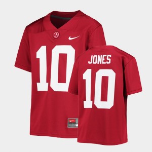 Youth Alabama Crimson Tide #10 Mac Jones Crimson Alumni College Football Jersey 447511-294