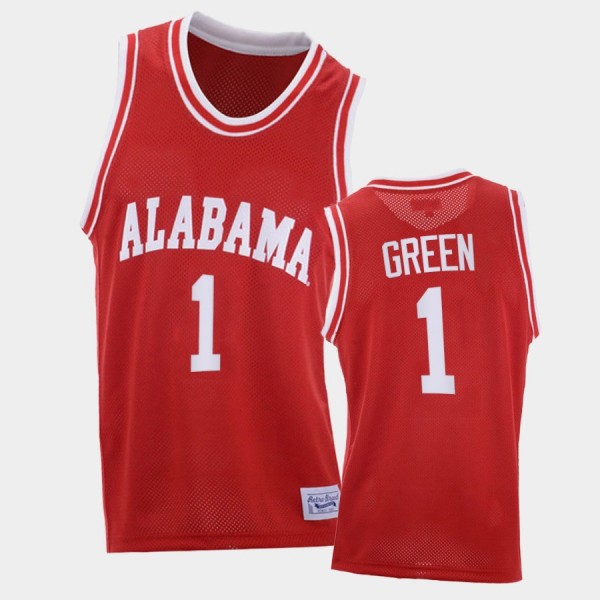 Men s Alabama Crimson Tide 1 JaMychal Green Red College